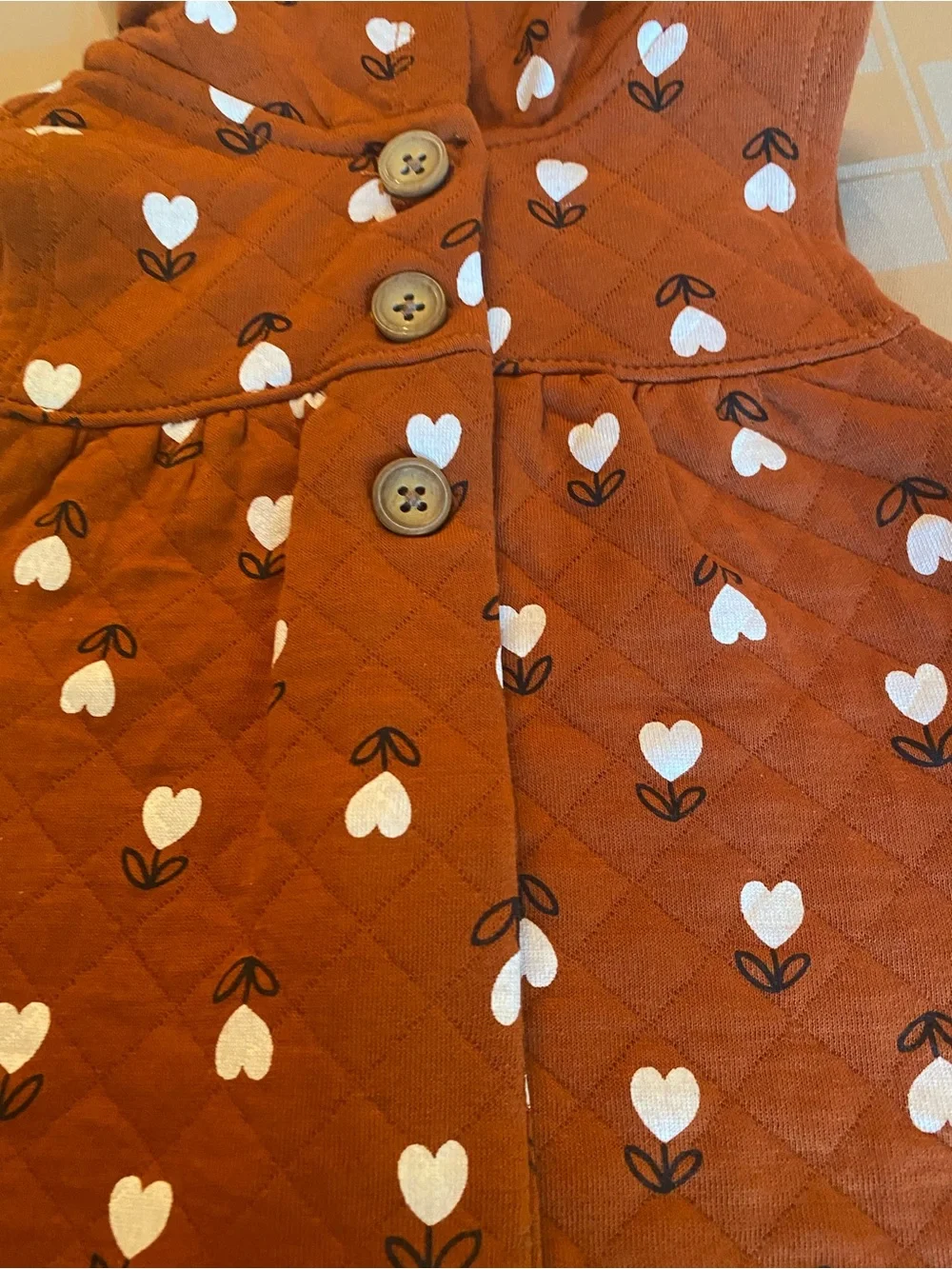 Carters quilted sleeveless